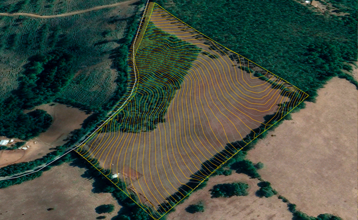 topografia de terreno para diseño de una casa